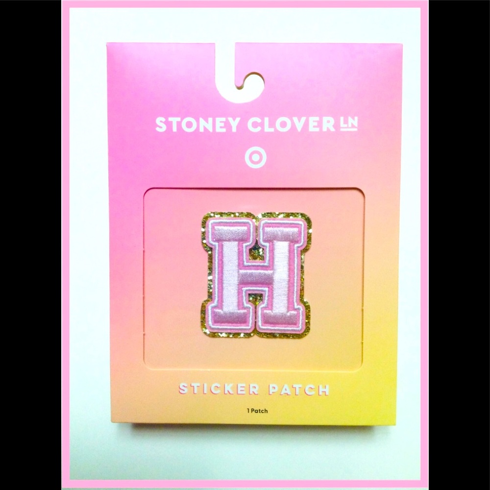 STONEY CLOVER LANE x TARGET LETTER STICKER PATCH H